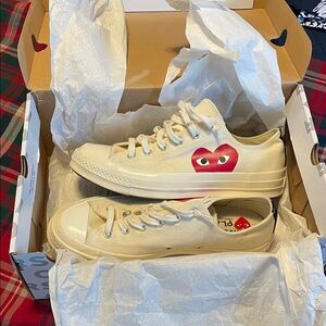 Converse Comme Des Garcons Size 8